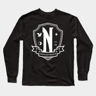 N.Horror  Academy Crest Long Sleeve T-Shirt